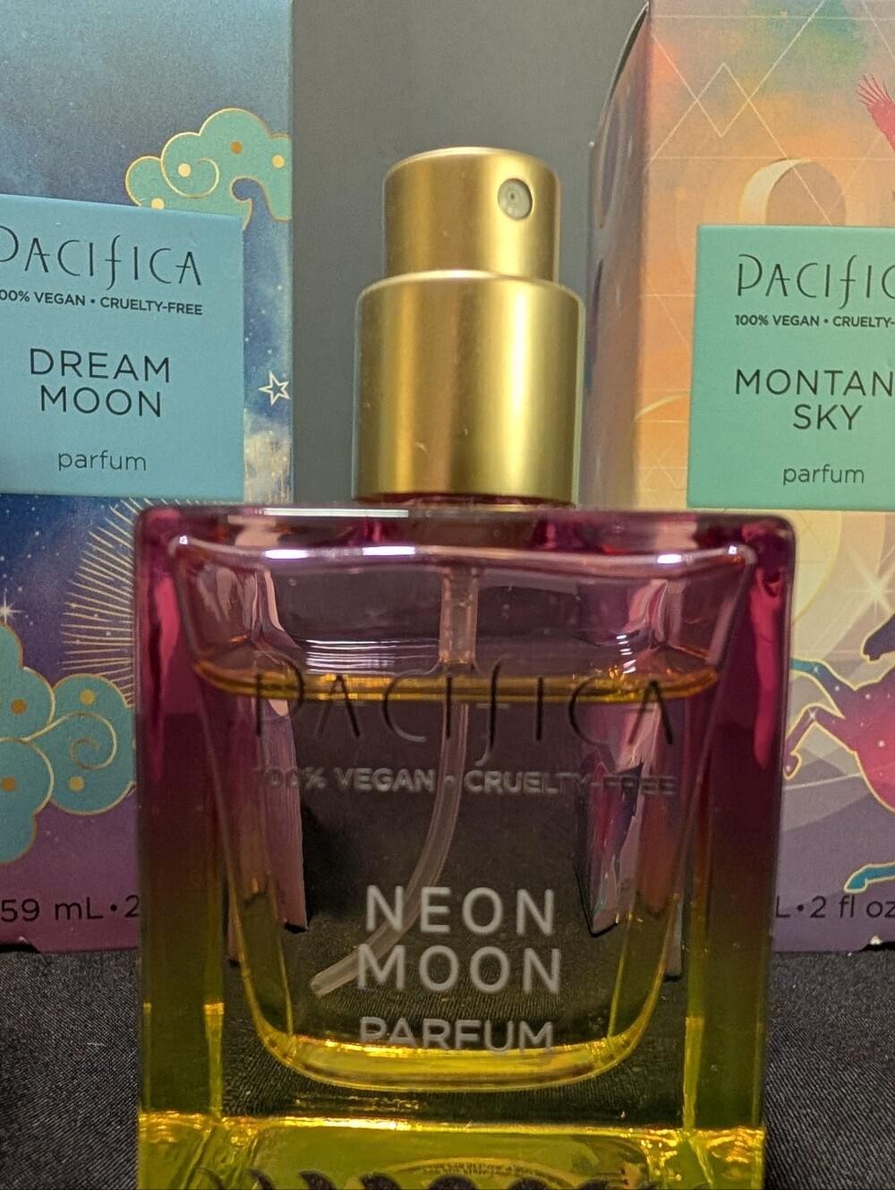 Pacifica Parfum Perfume Lot X3 Montana Sky Dream Moon Neon Moon - Picture 2 of 7